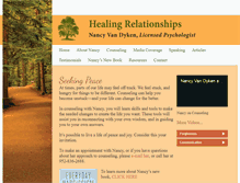 Tablet Screenshot of healingrelationships.com